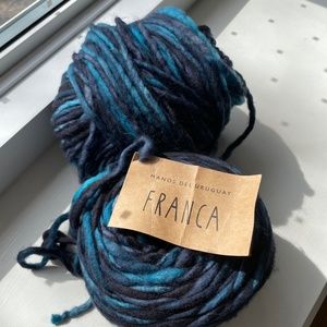 2 balls Manos del Uruguay Franca yarn 100% superwash merino